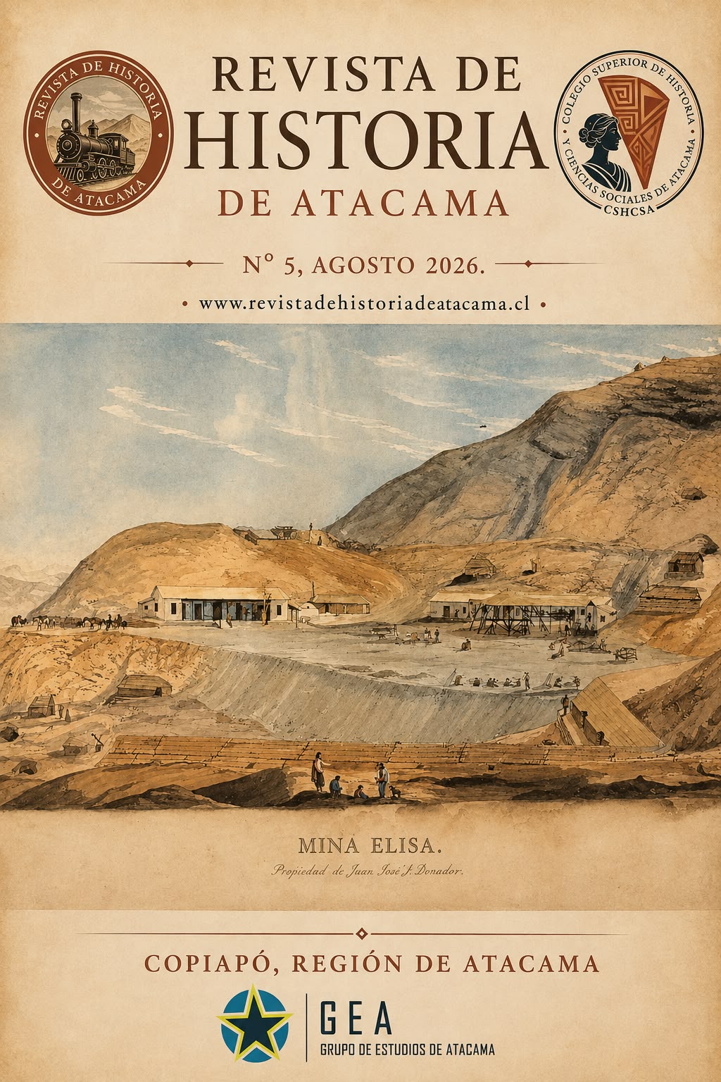 Portada de la Revista de Historia de Atacama N° 5